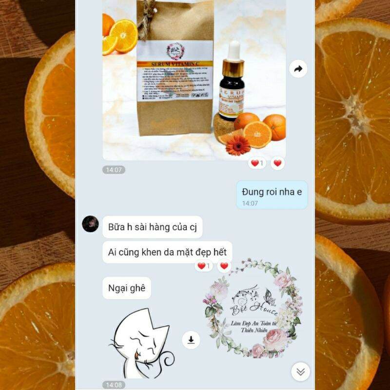 [HCM]SERUM VITAMIN C HANDMADE  NHÀ BỘT