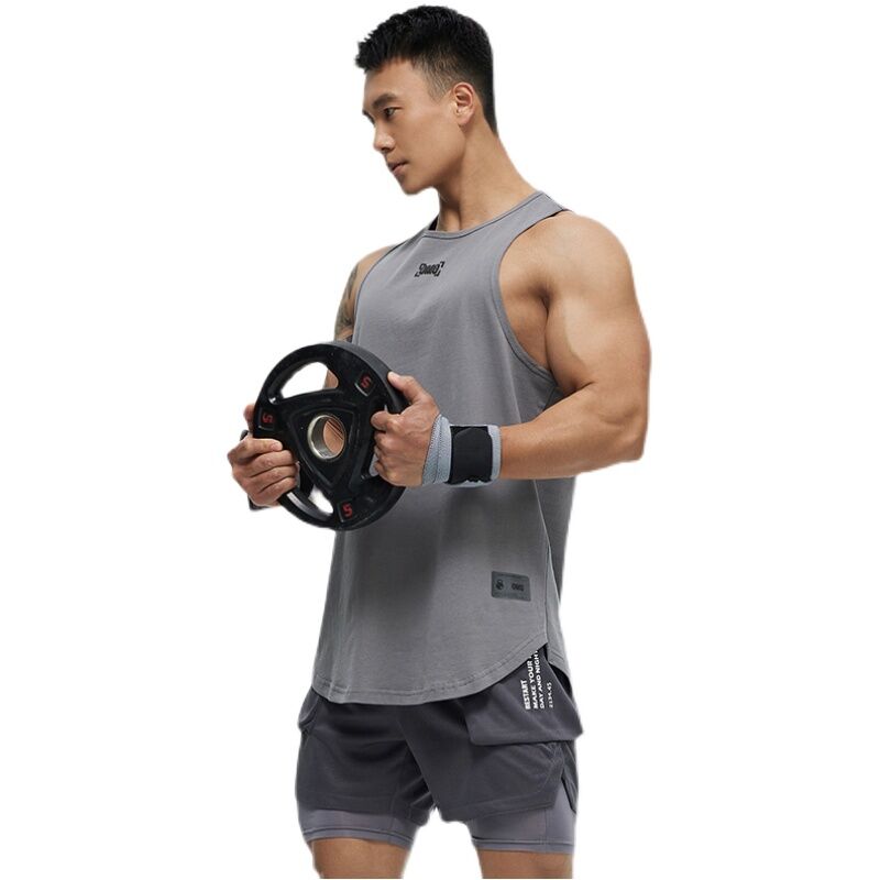 Áo Ba Lỗ Tập Gym Thể Thao Cotton Mùa Hè Thương Hiệu Sành Điệu OMG Áo Thun Thấm Mồ Hôi Thoáng Khí Đàn Hồi Cao Không Tay Cho Nam Áo Tập Luyện