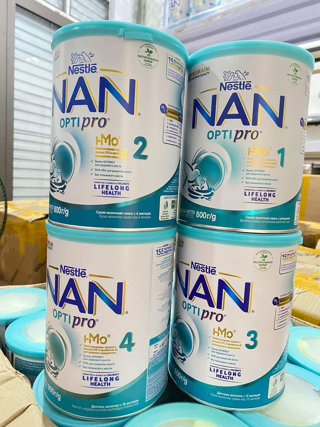 Sữa nan nội địa nga hộp lớn 800g số 1 2 3 4