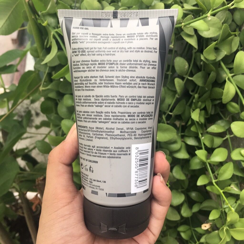 [HCM]GEL TẠO KIỂU SIÊU CỨNG FRAMESI Ý HARD FIX GEL 150ML