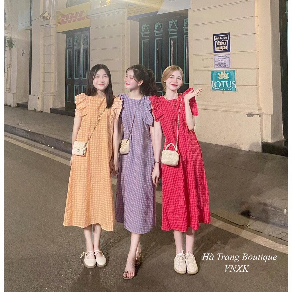 Đầm cánh tiên xuông cho ce