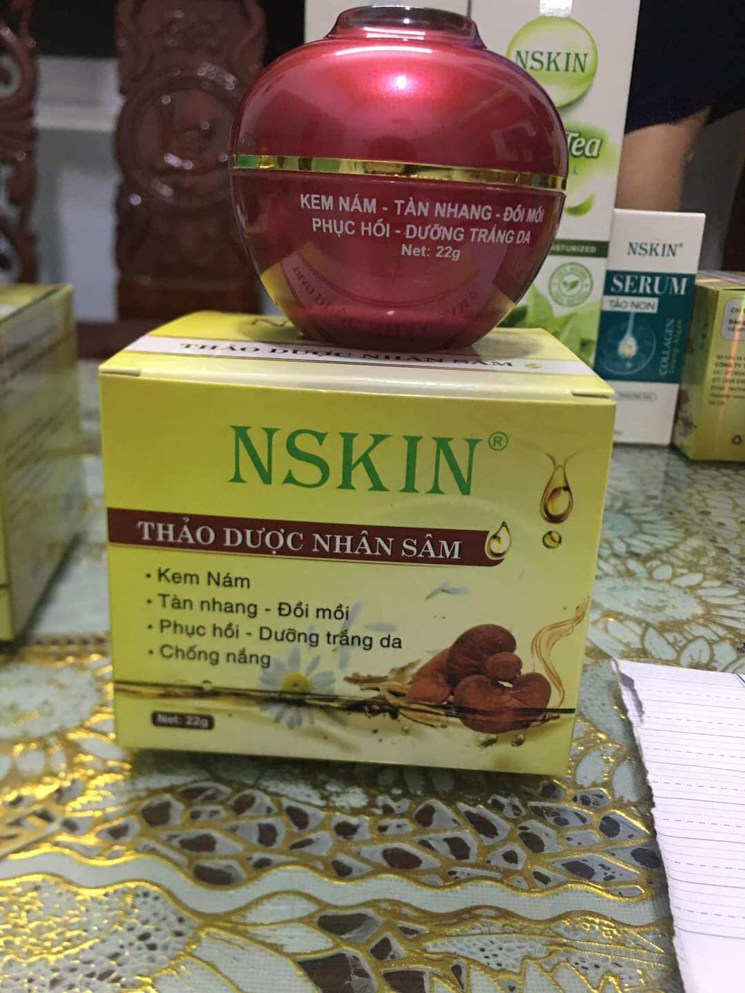 kem  thảo dược nhân sâm nskin (nám )