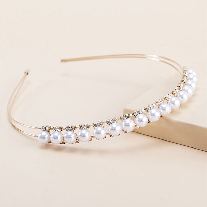 Băng đô tóc đính đá lấp lánh - Cài tóc cho cô dâu - Arora boutique