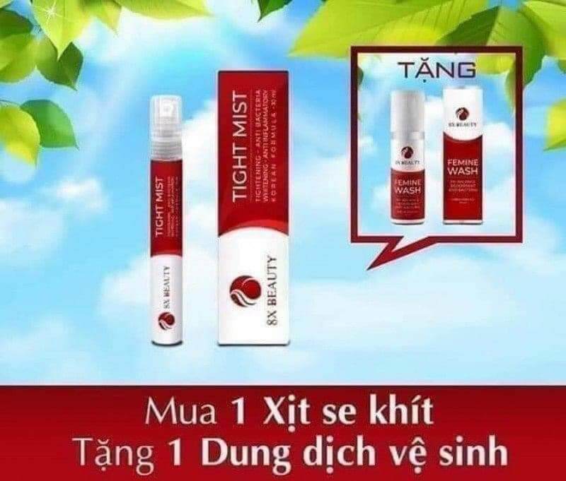 Xịt Phụ Khoa Se Khít ( Tặng Gel Phụ Khoa ) Làm Hồng Khử Viêm Nấm