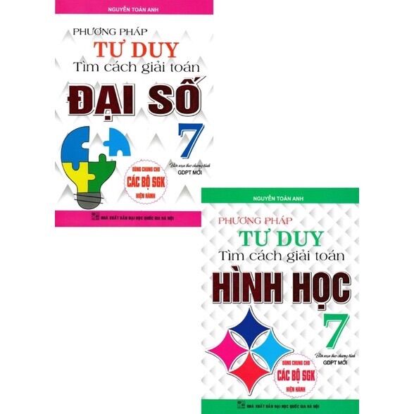 Sách - combo phương pháp tư duy tìm cách giải toán lớp 7