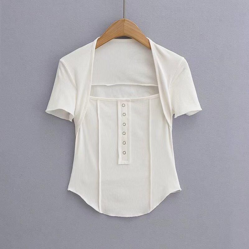 Áo thun gân cotton chất đẹp [ảnh thật]
