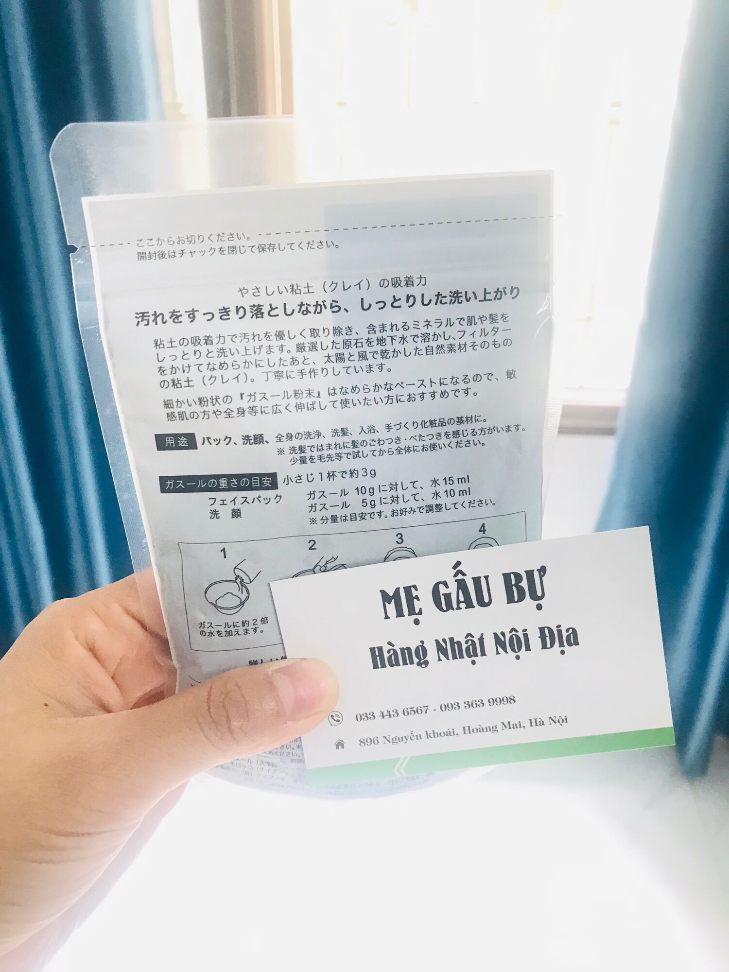 Bột đất sét Nhật