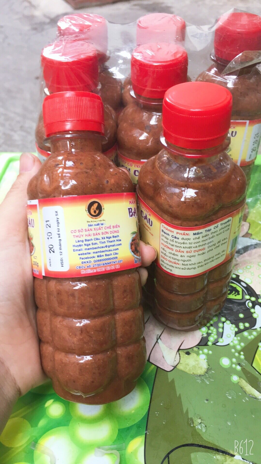 Mắm tép đỏ chưng thịt- đặc sản Thanh Hóa chai 300g