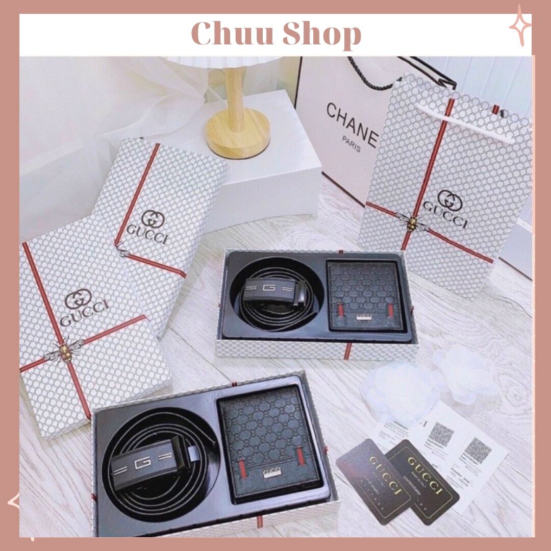 Combo ví và thắt lưng nam cao cấp, các hãng thương hiệu, hàng xuất chuẩn