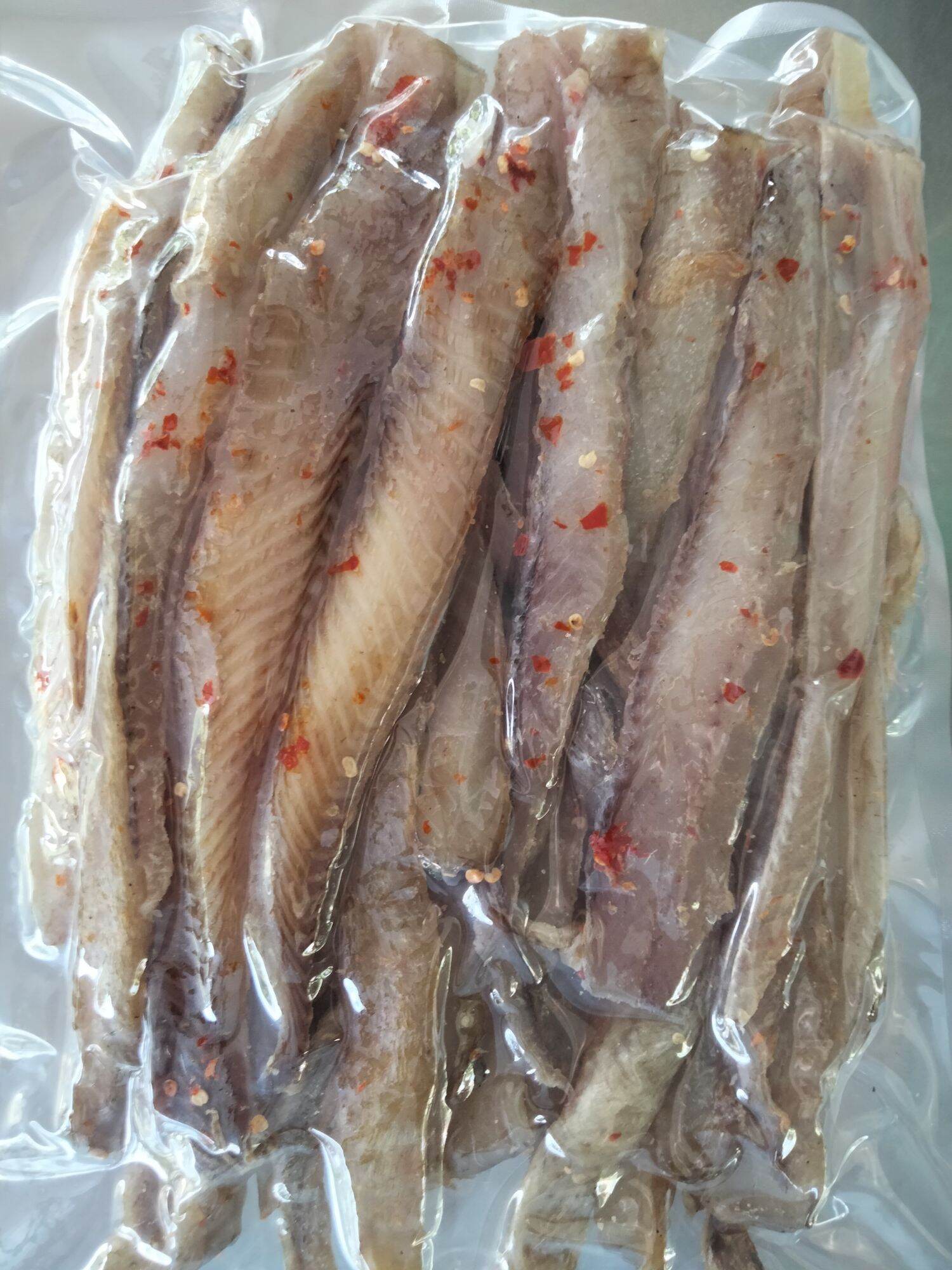 khô cá lóc phi lê xẻ sợi, không xương, không da