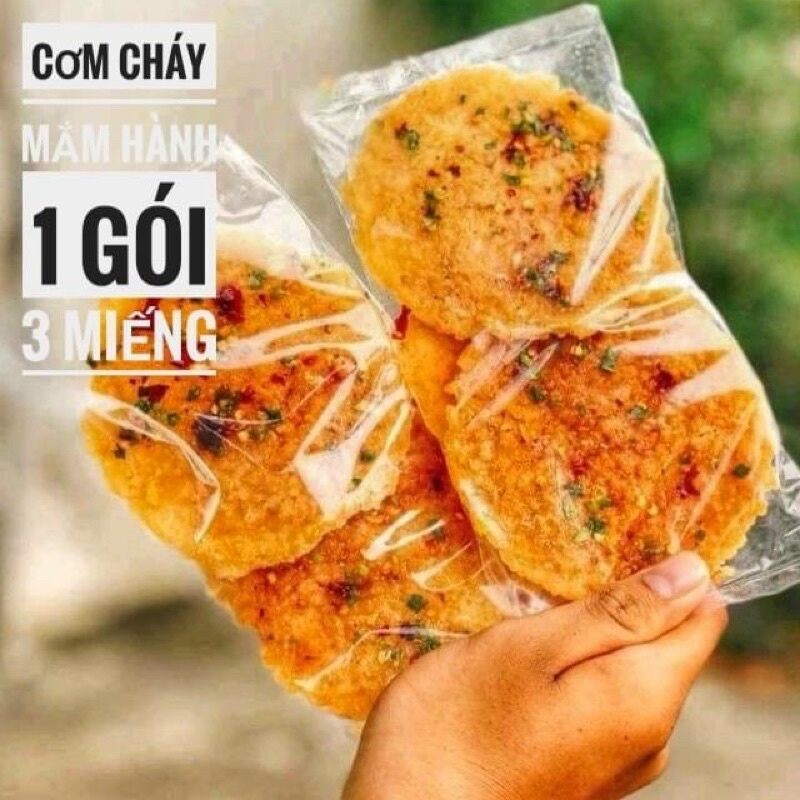 (loai ngon) 1 gói cơm cháy mắm loai ngon 3 miếng