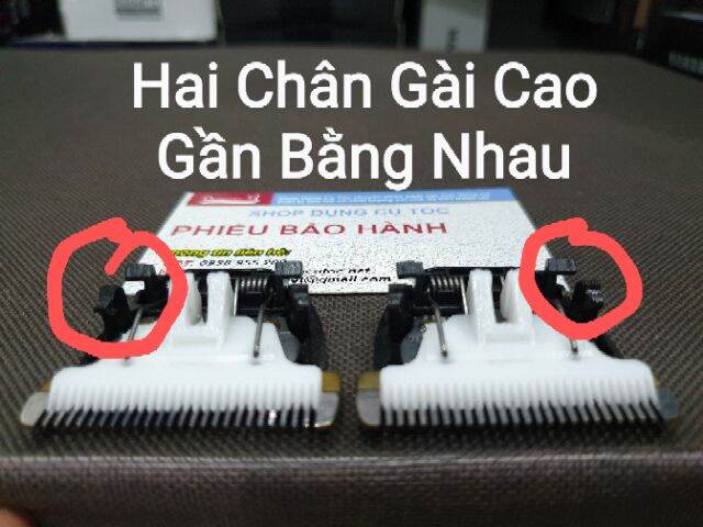 Lưỡi Sứ Tông Đơ Cắt Tóc Loại Tốt Cắt Ngọt, Lưỡi Sứ Ceramic 28 Răng Thay Thế Cho Tông Đơ Pin Sạc.(Chân Gài Ngắn). 