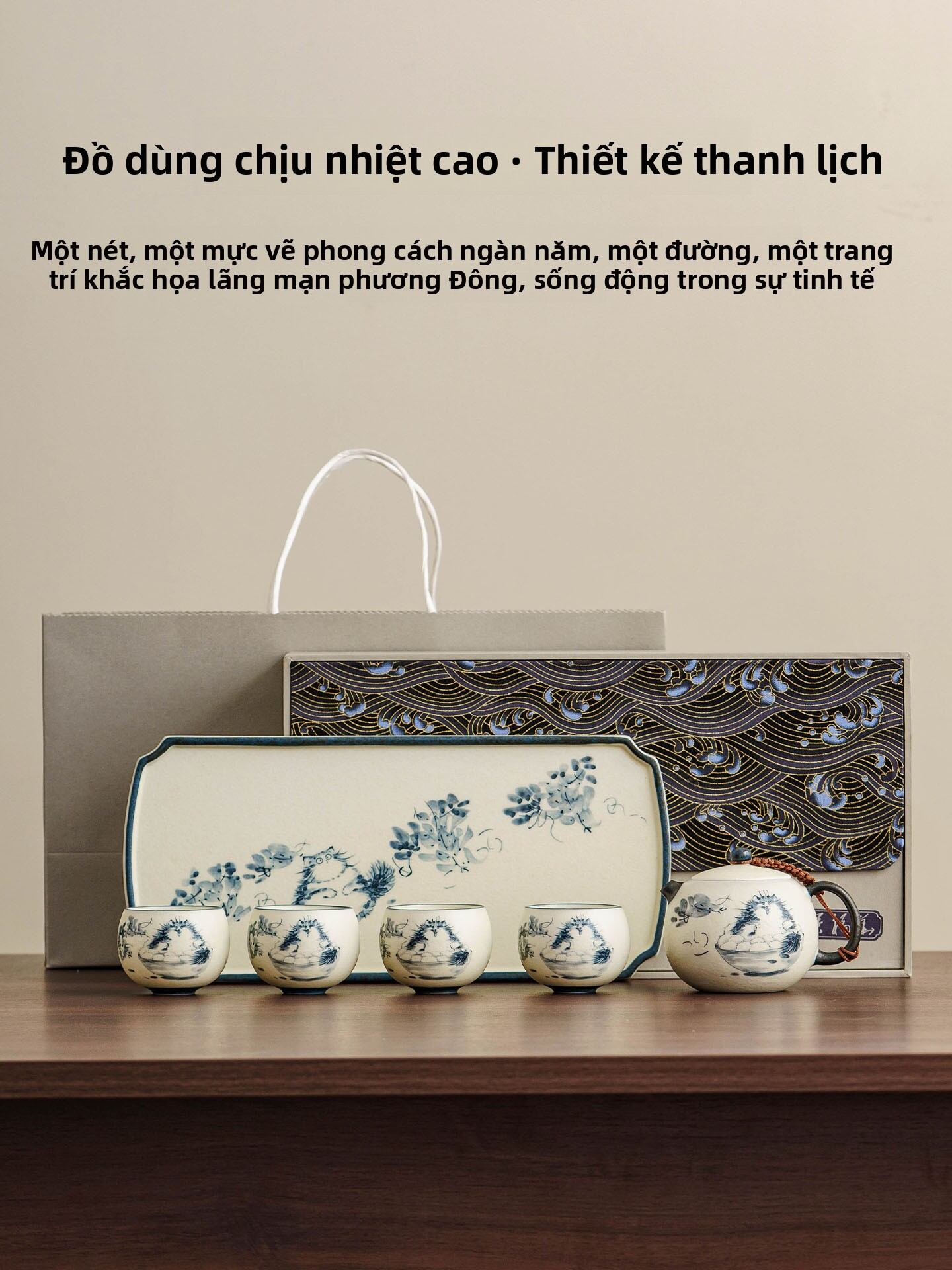 Tea Set for Making Tea New 2026 Edition Giá  1,286,000 Đồng*Miễn phí vận chuyển