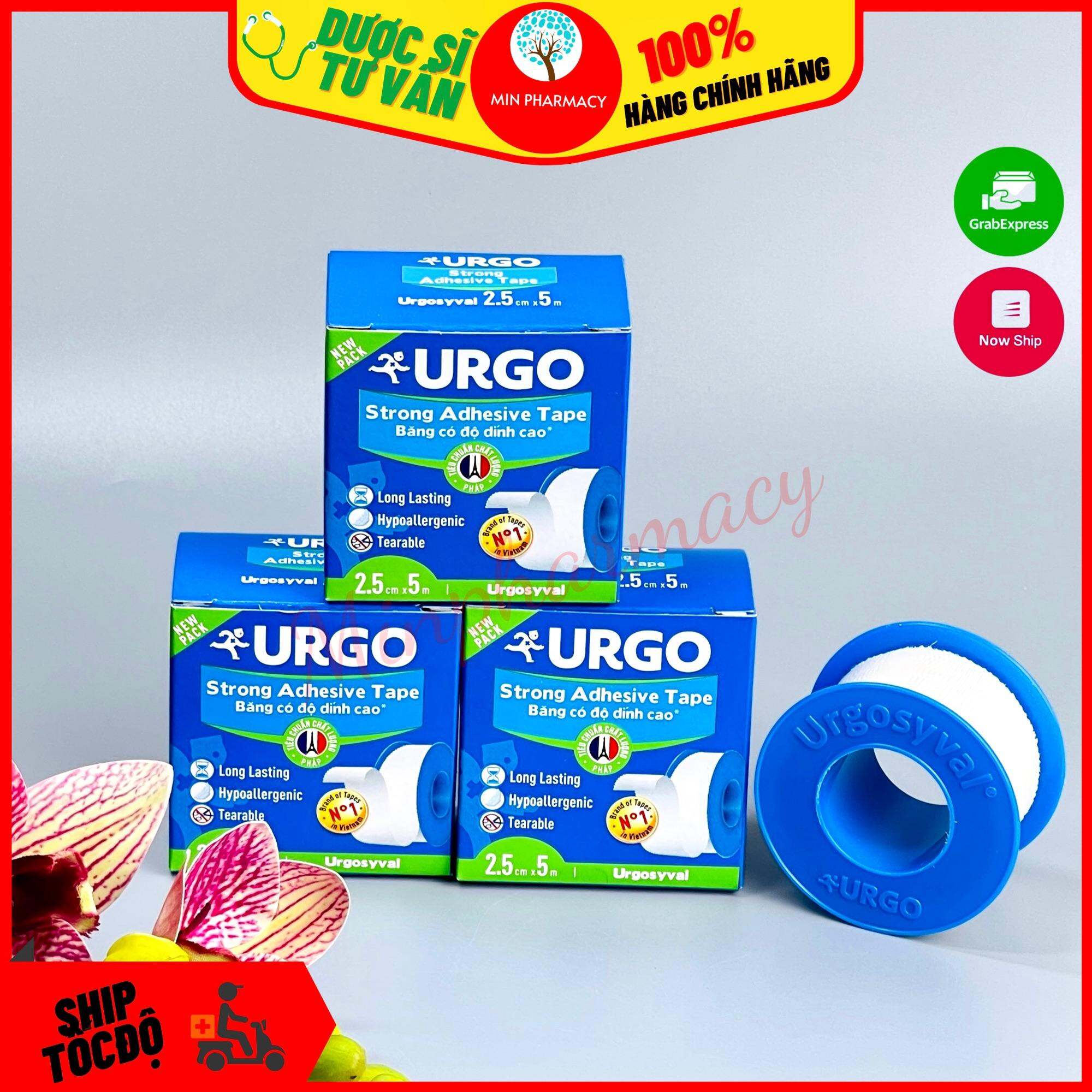 Băng keo lụa có độ dính cao Urgo Syval (2.5cm x 5m) - Minpharmacy
