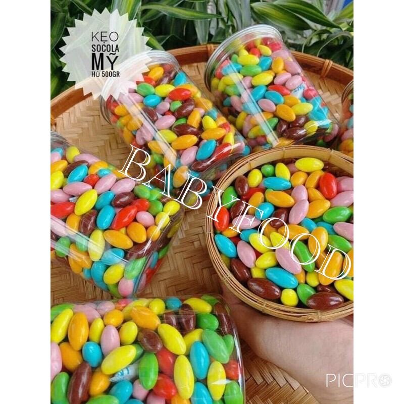Kẹo nhộng socola mỹ 400gbabyfood