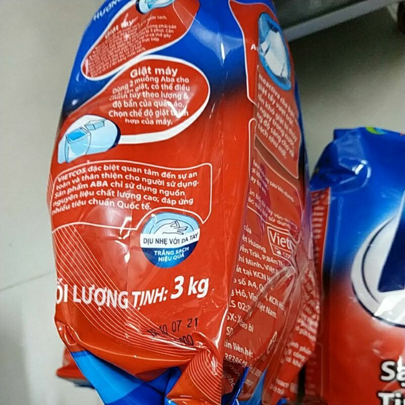 BỘT GIẶT NHIỆT ABA 2,9 KG_SẠCH TINH TƯƠM!