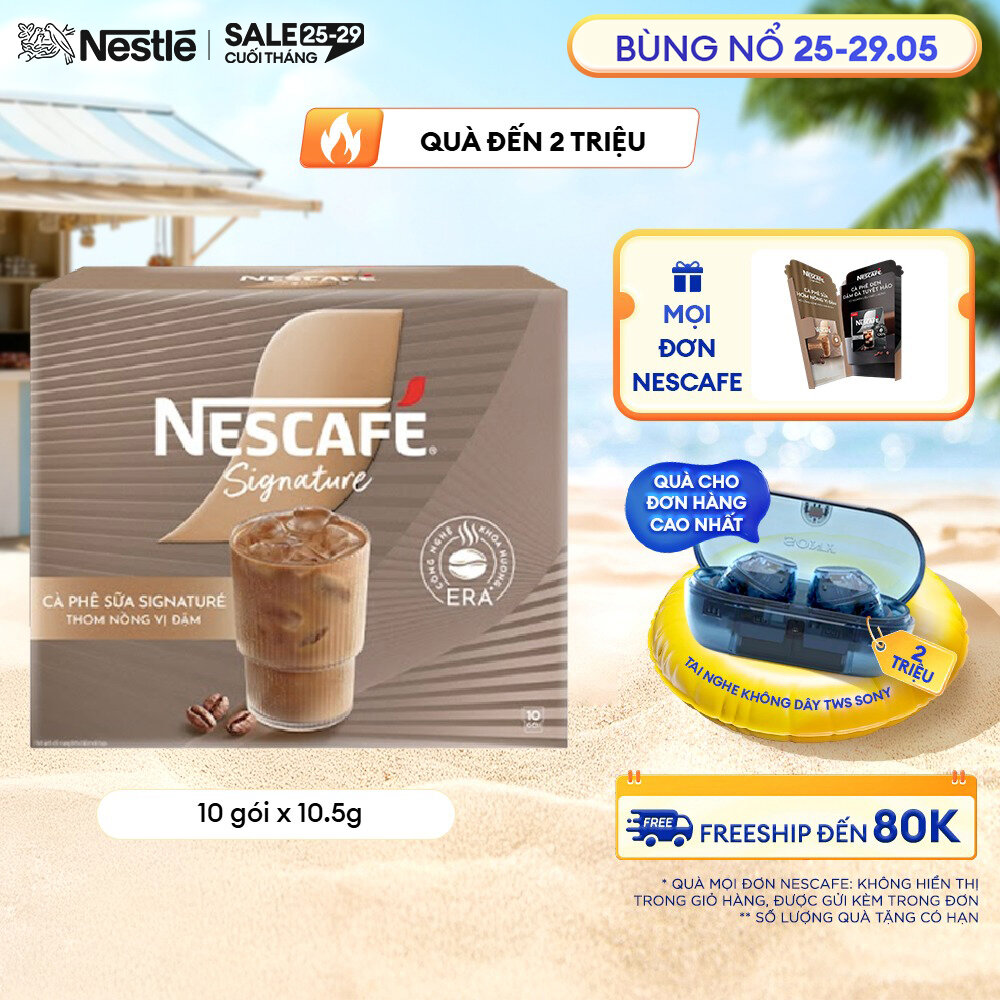 [MỚI] Cà phê sữa NESCAFÉ Signature - Thơm nồng vị đậm