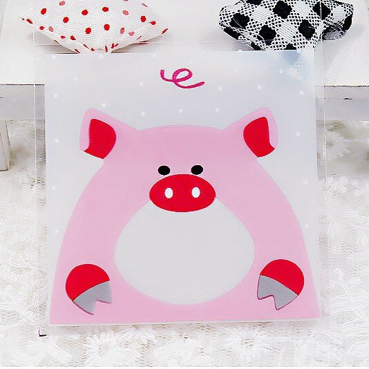 100 túi nilon dán miệng đựng bánh kẹo 7x7cm +3cm