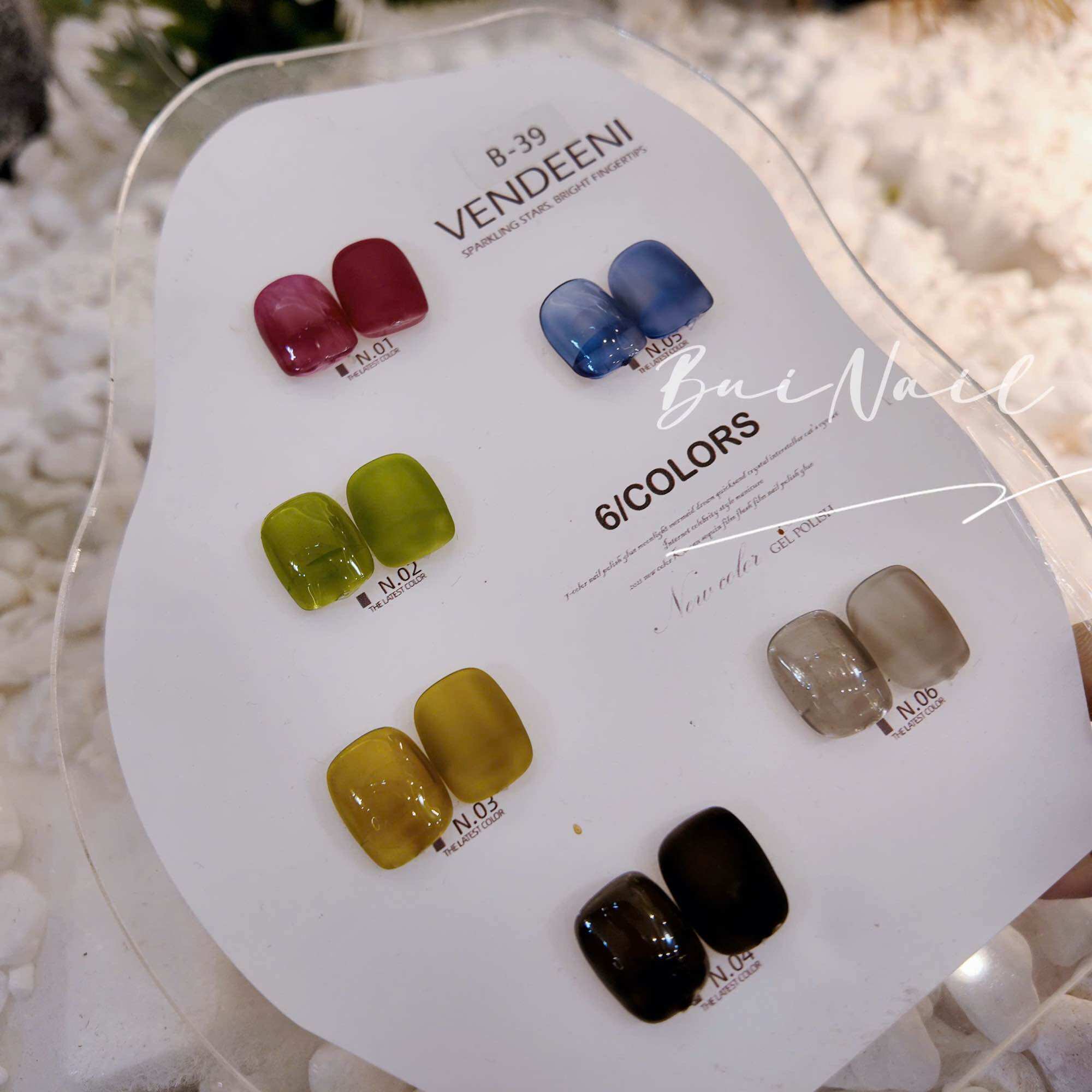 SET SƠN THẠCH B-39 VEDENNI 6 CHAI ( TẶNG KÈM BẢNG MÀU )