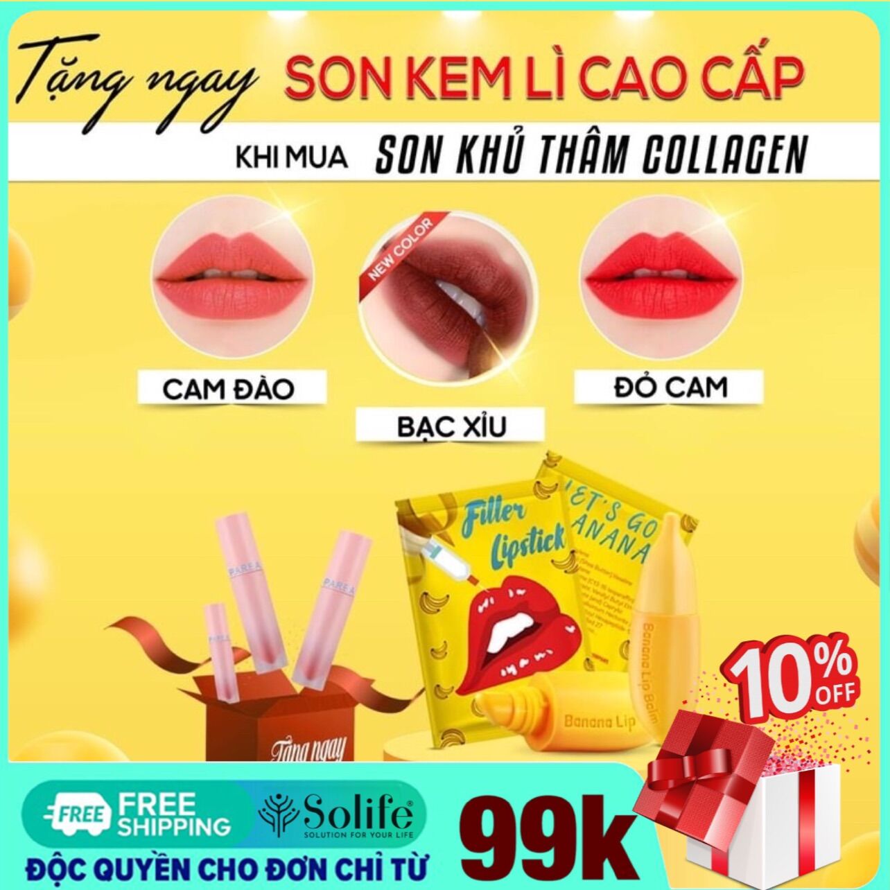 Son Filler lipstick Khử Thâm Xoá Nhăn, Giúp Đôi Môi Căng Mịn