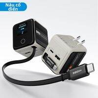 Hagibis | Bộ Sạc Nhanh GaN 70W Có Thể Thu Vào Tương Thích Nhiều Thiết Bị