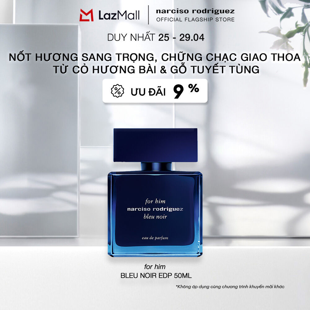 Nước Hoa nam Narciso Rodriguez For Him Bleu Noir Eau De Parfum 50ml