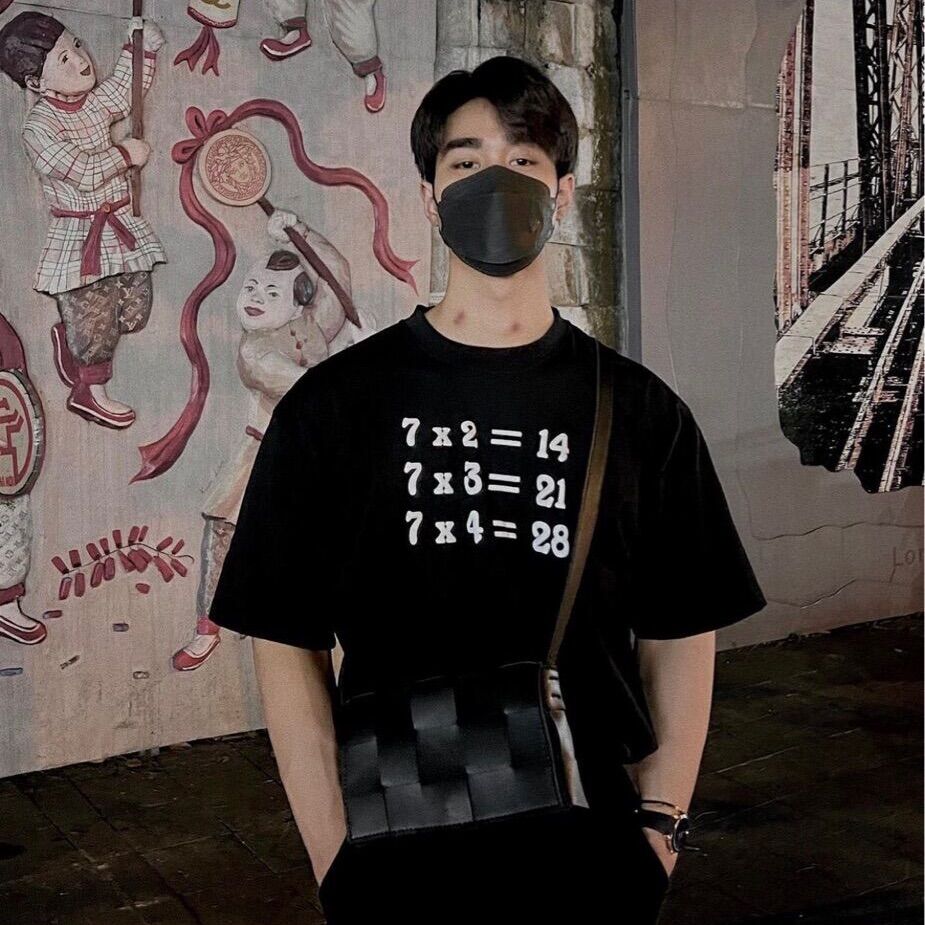 Áo thun Cotton Multipliseven Black Tee