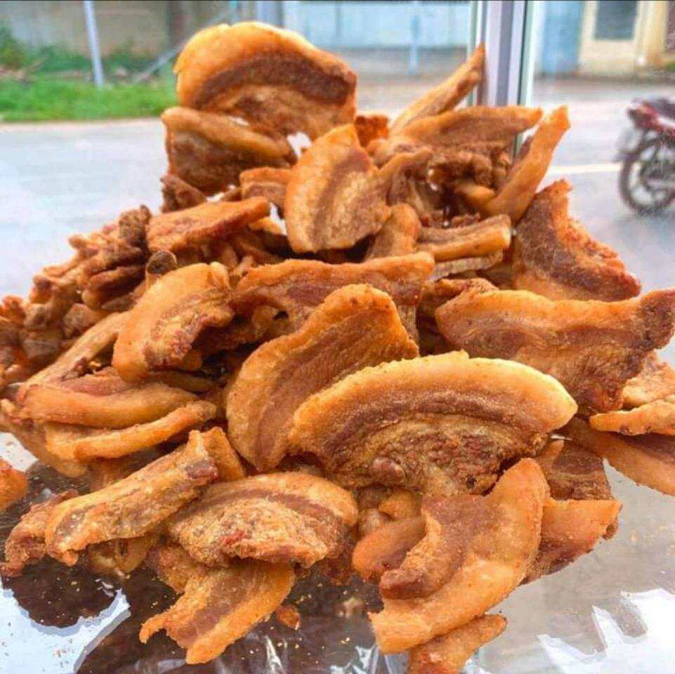 Tóp Mỡ Ba Rọi rời giòn rụm hương vị thơm ngon (500gr)