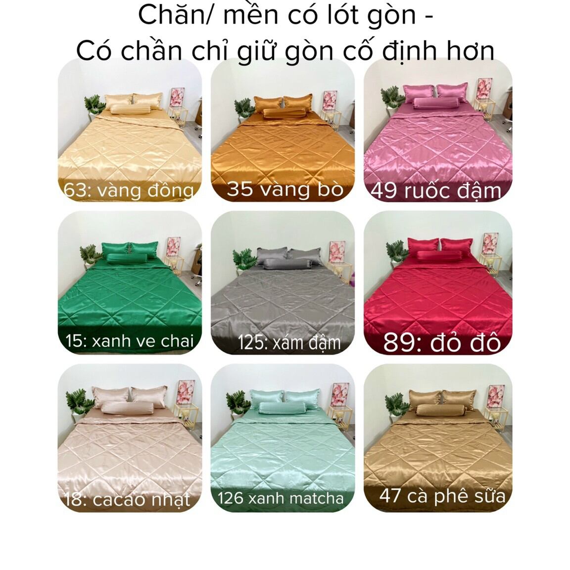 Bộ Ga Phi Lụa 5 Món