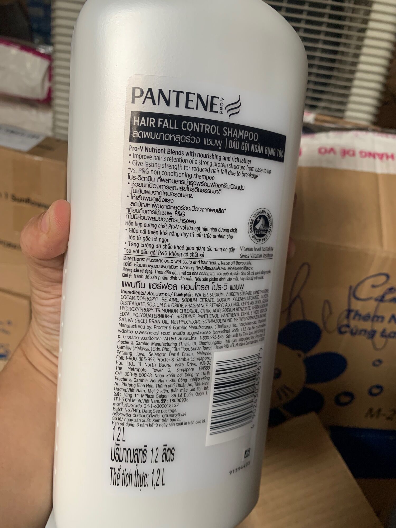 Dầu gội Pantene chai 1200ml