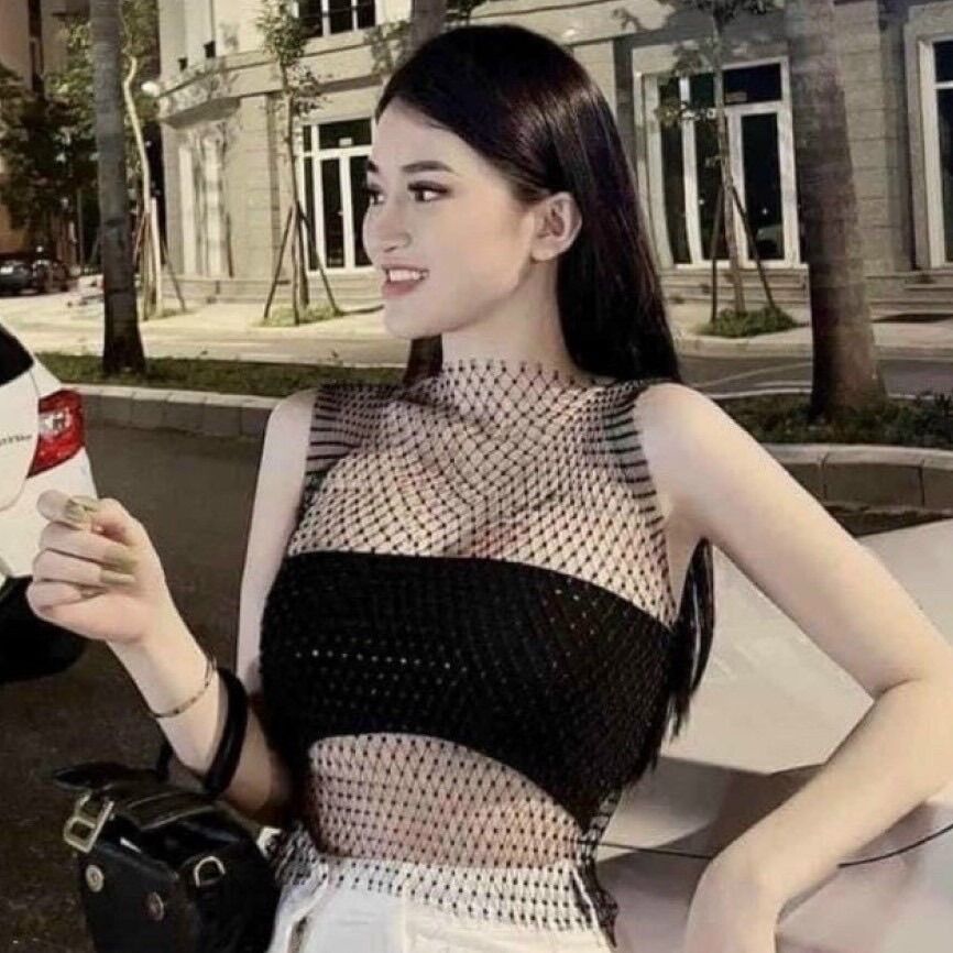 Áo thun phối lưới sexy L400