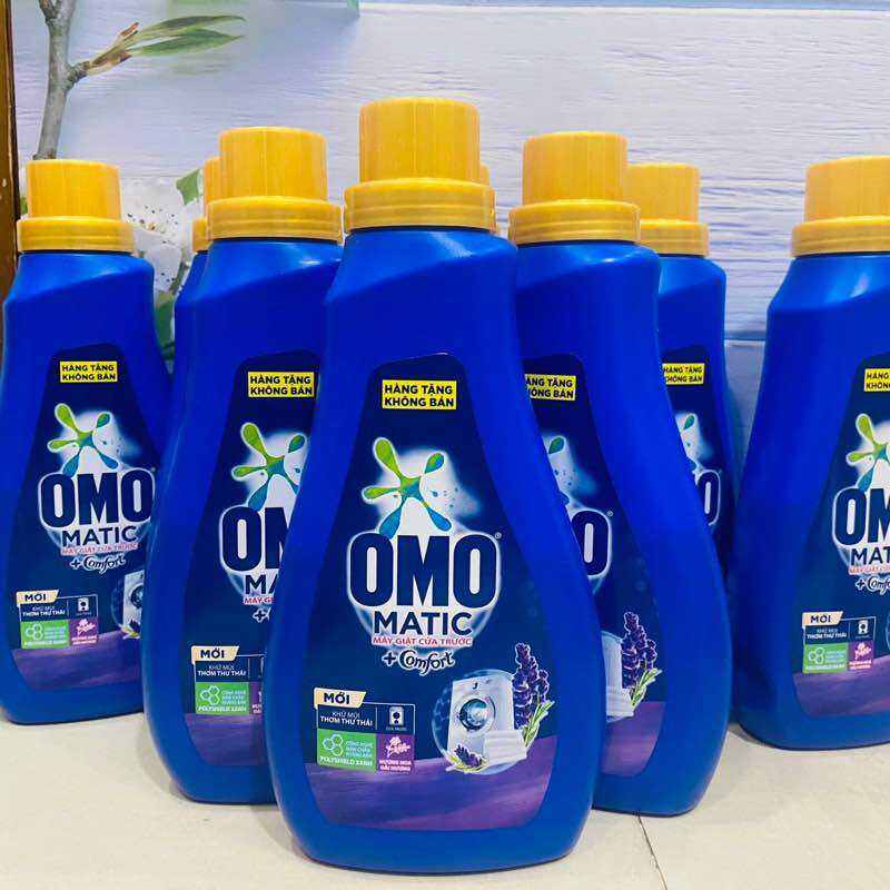 Nước giặt ô mô cho cửa trước, omo nước giặt máy lồng ngang