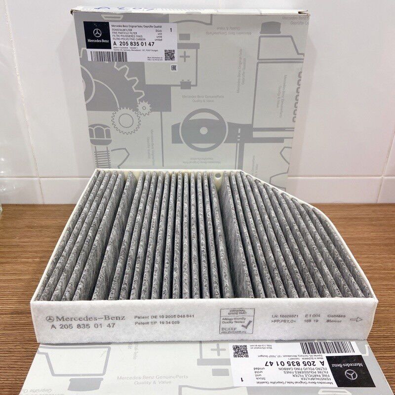 Lọc gió điều hòa Mercedes C250, C200, C220, C180 AMG, E200, E220, E250 (A2058350147, A4638352800, A1678350400)
