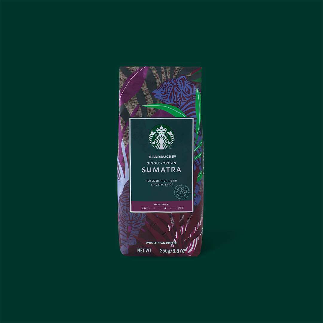 Cà phê hạt Starbucks Sumatra 250g (100% arabica)