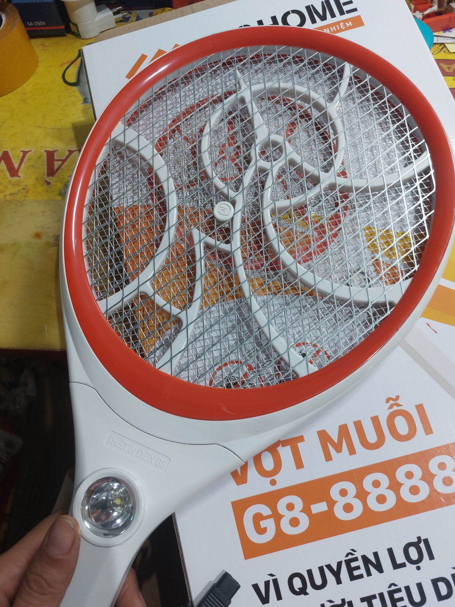 VỢT MUỖI G8 SIÊU BỀN, GIÁ RẺ