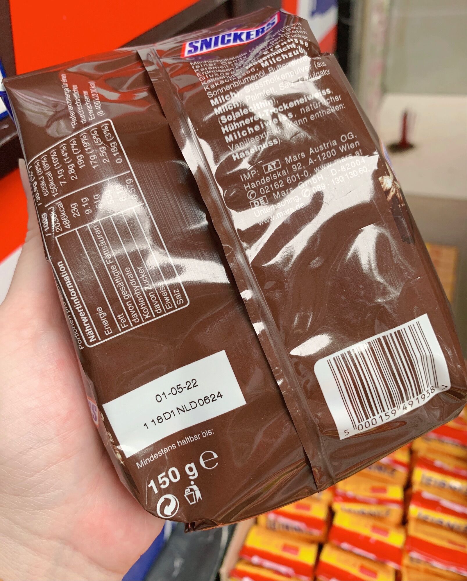 Chocolate Đậu Phộng Snickers Miniatures - USA