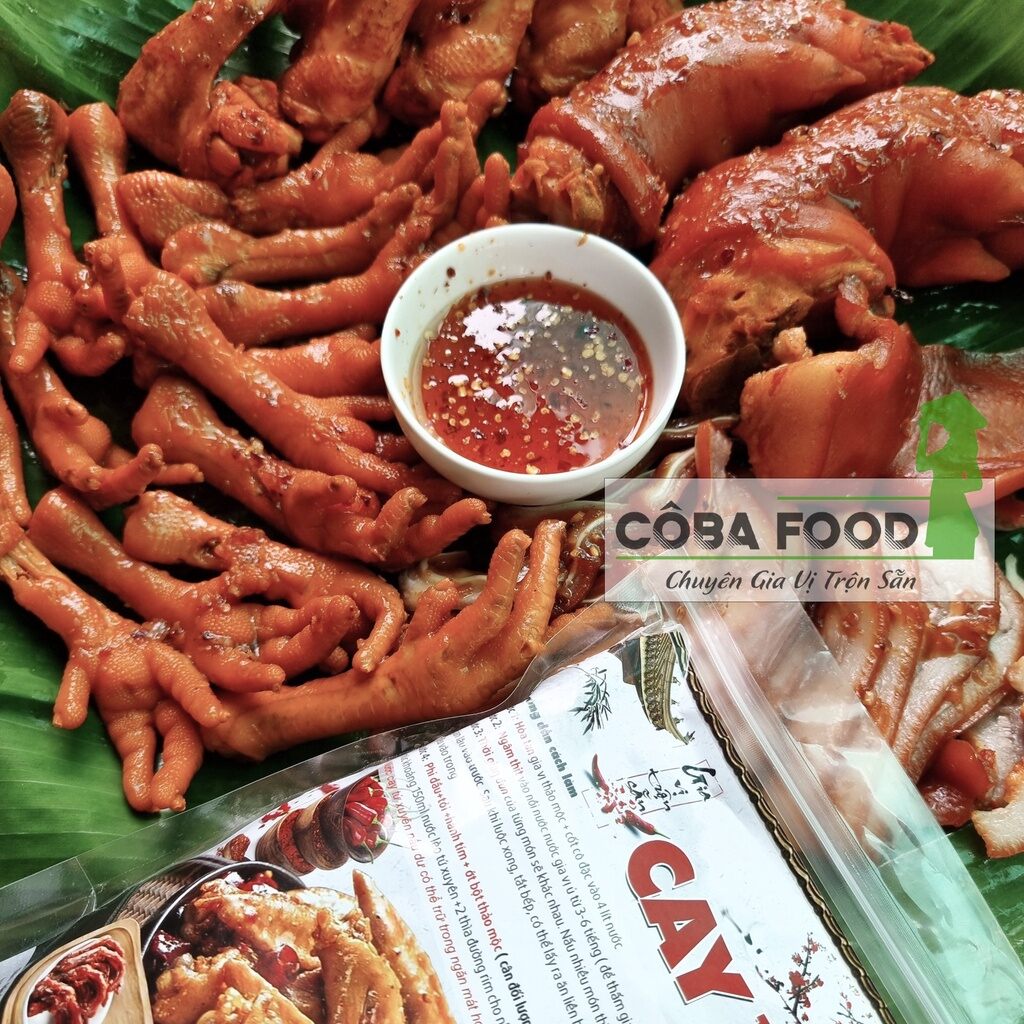 Gia vị gà ủ muối CAY TỨ XUYÊN tặng kèm chai nước chấm siêu ngon