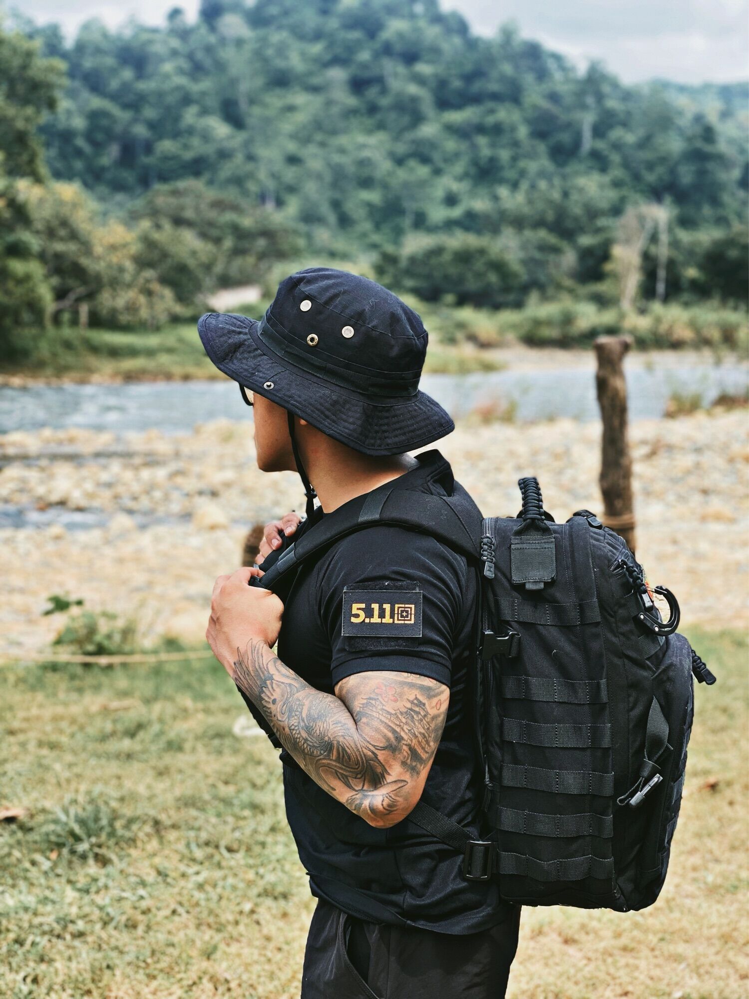 Nón tai bèo tactical 2t