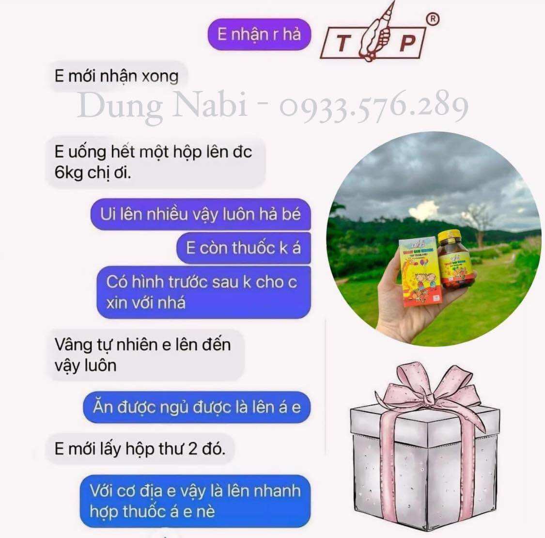 COMBO 5 HỘP VITAMIN TĂNG CÂN TP THÁI LAN (mẫu cũ)