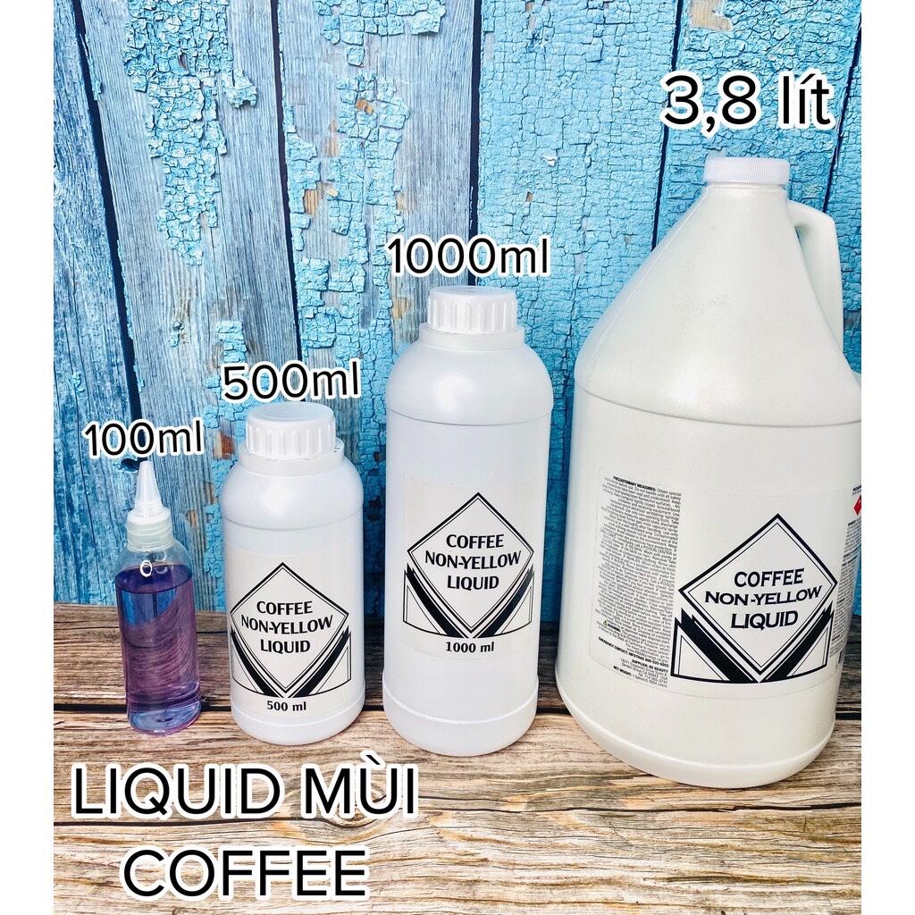 Lưu huỳnh thơm mùi cà phê Liquid Coffee dùng để đắp móng bột nặn hoa vẽ nổi nhanh khô không sợ hôi