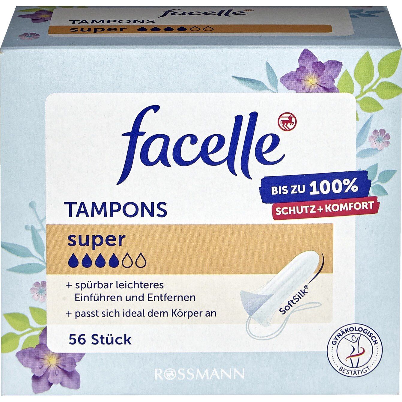 Băng vệ sinh Tampon Facelle, đủ size, hàng Đức