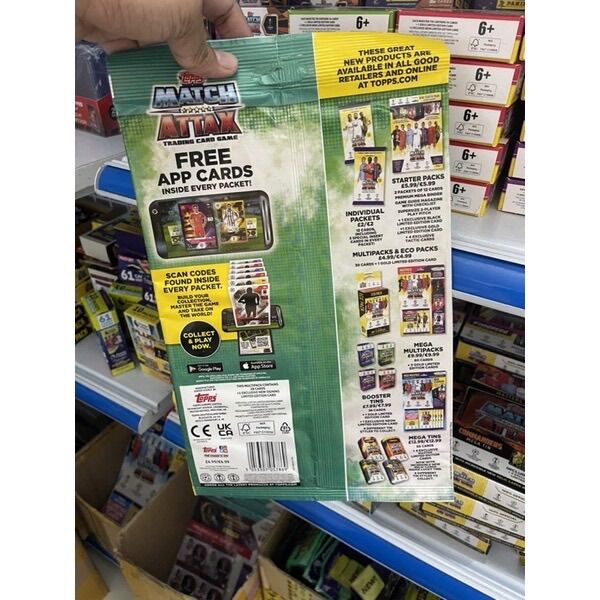 Túi Thẻ Cầu Thủ Bóng Đá Match Attax Update Multipack 2 mùa 22/23 ( 29 Thẻ )