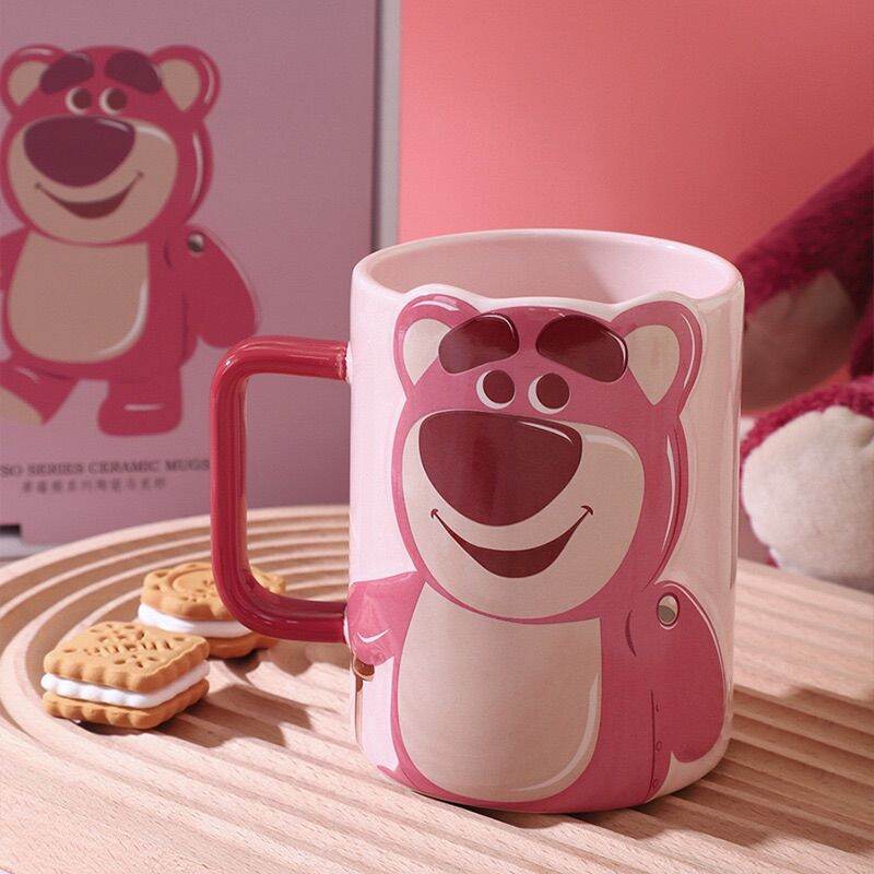 Disney Minnie Mouse và Toy Story and Lotso Bear, Disney Mickey Mouse Peek-a-Boo Lid Mug 16 oz.