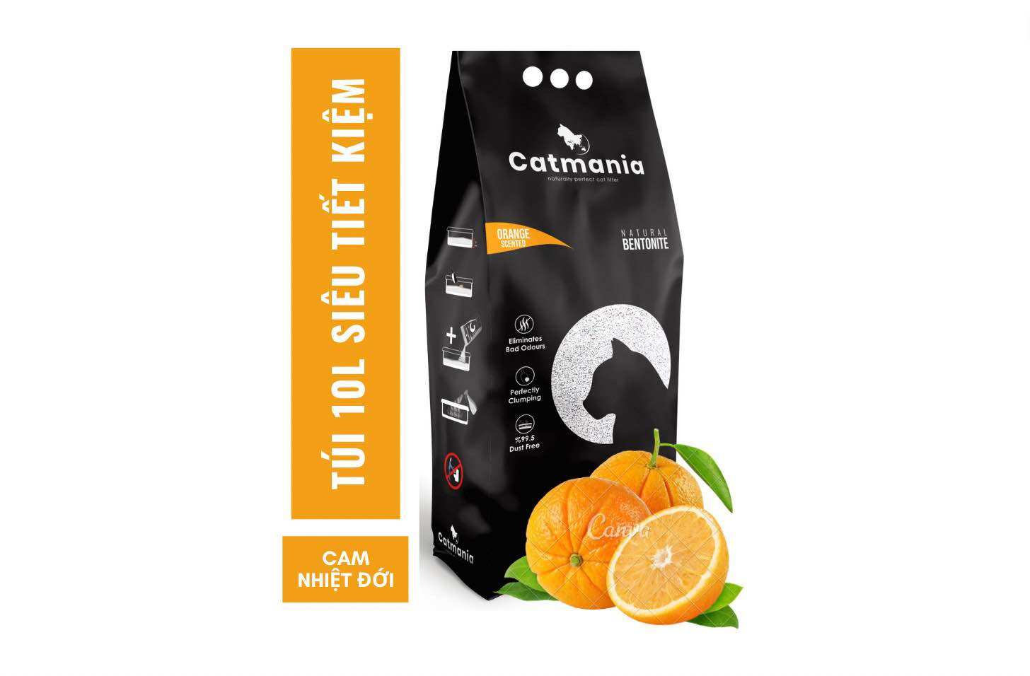 Cát vệ sinh cao cấp cho mèo Thổ Nhĩ Kỳ Catmania 10L