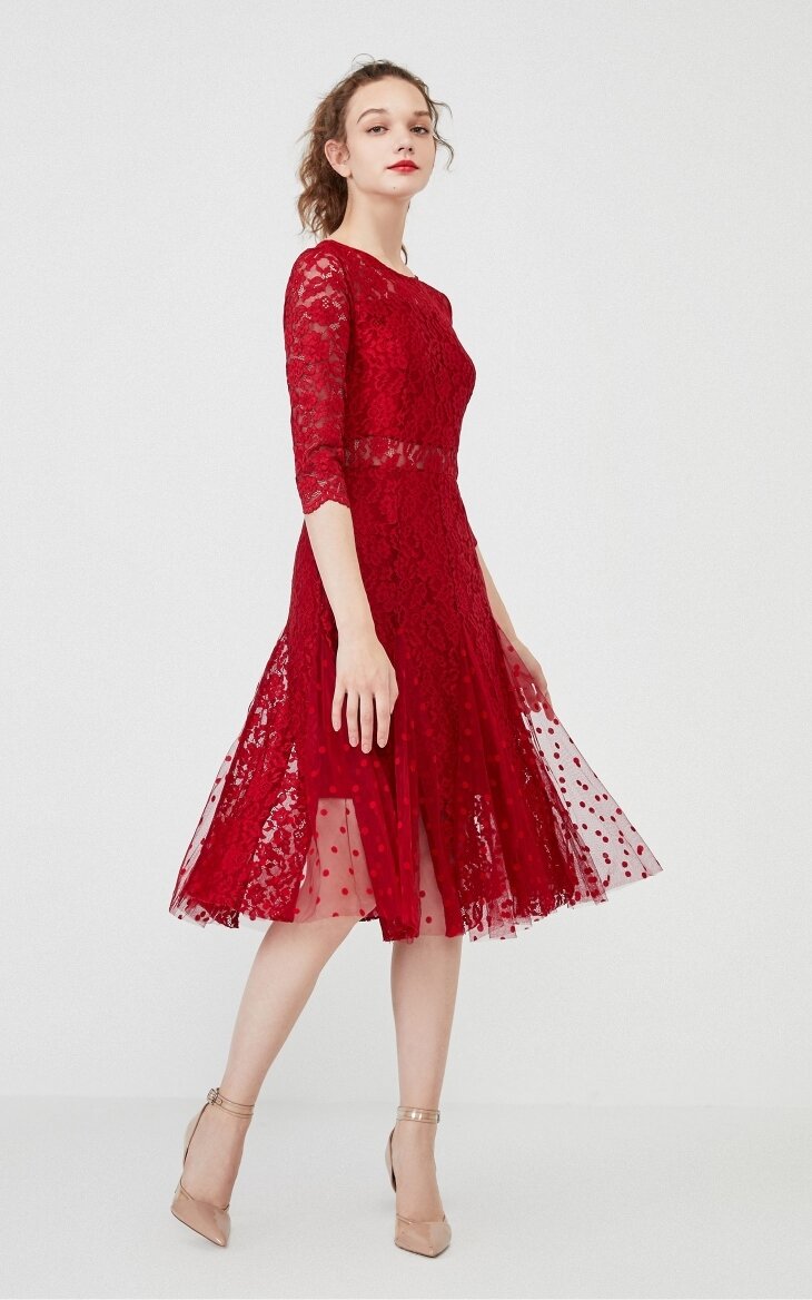 ĐẦM REN VERO MODA CAO CẤP