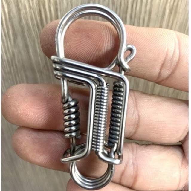 Móc khoá thủ công inox 304 thông thường