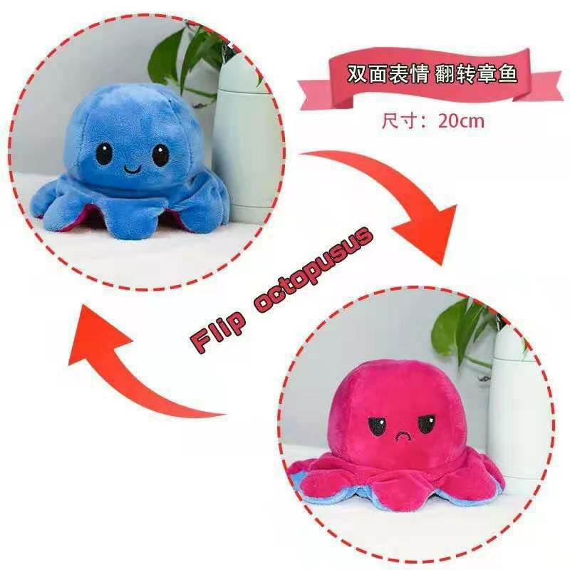 Bạch tuộc lật mặt dễ thương 20cm