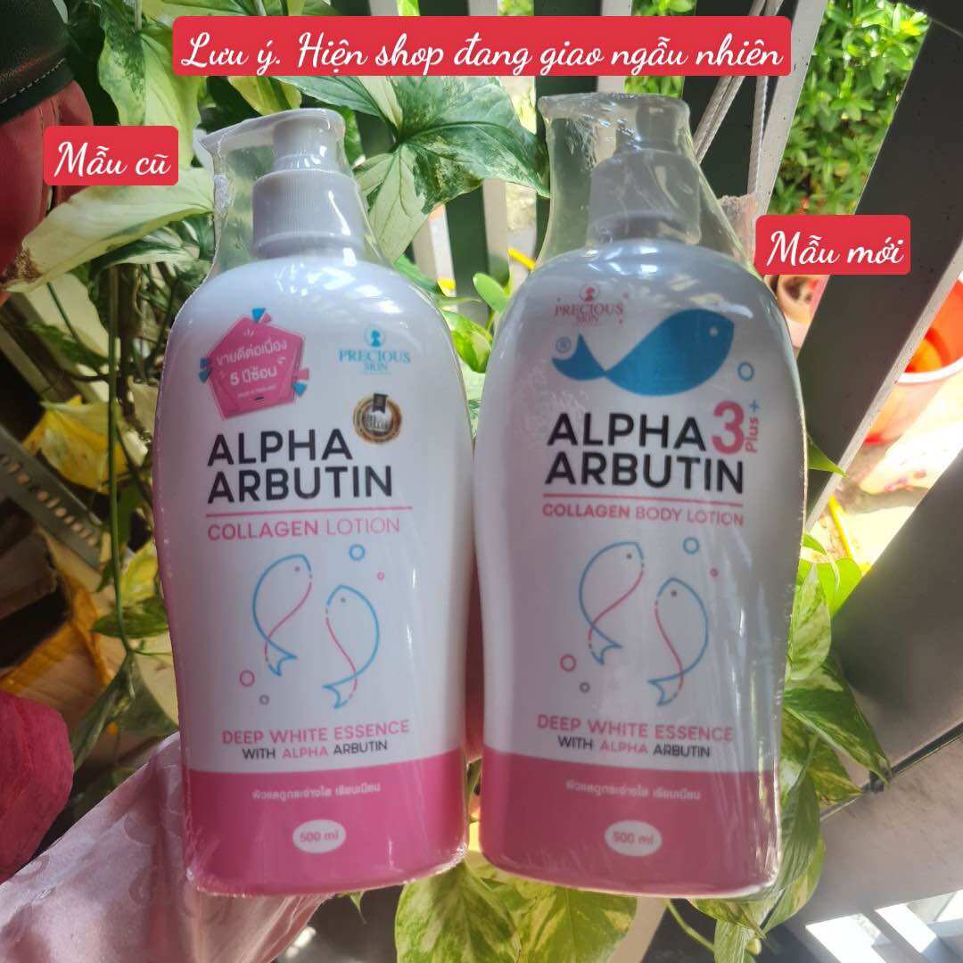 Sữa Dưỡng Trắng Da Alpha Arbutin Collagen Lotion ( Thái Lan 500ml Xịn)