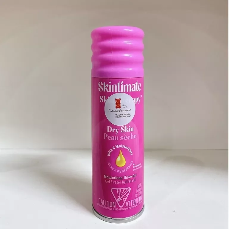 Bọt Cạo Lông Skintimate Moisturizing Shave Gel 198g