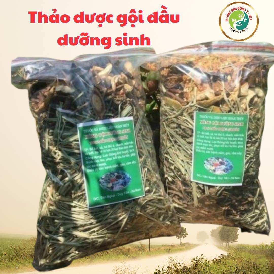 Lá thảo dược xông,gội đầu dưỡng sinh 1kg